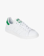 Adidas Stan Smith White and Green Sneakers