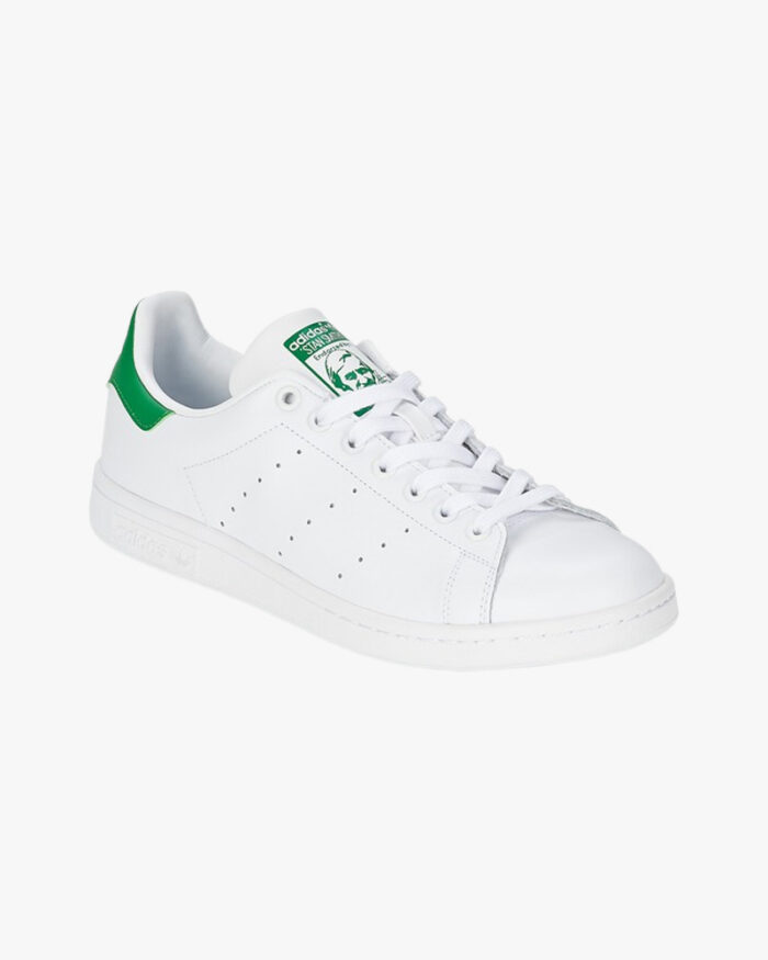 Adidas Stan Smith White and Green Sneakers