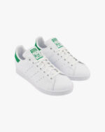 Adidas Stan Smith White and Green Sneakers