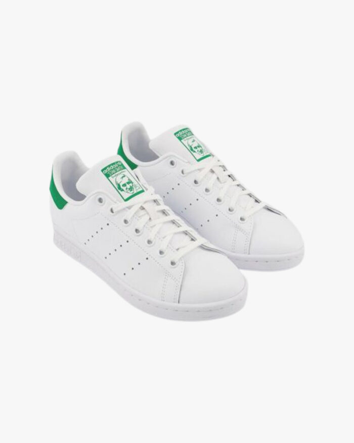 Adidas Stan Smith White and Green Sneakers