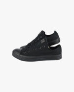 Black Low Cut Converse Rubber Shoes