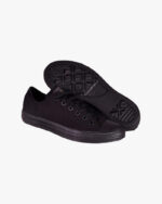 Black Low Cut Converse Rubber Shoes