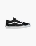 Black and White Skater Vans Rubber Shoes