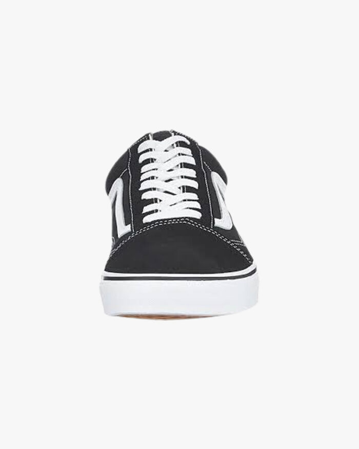 Black and White Skater Vans Rubber Shoes