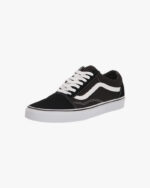 Black and White Skater Vans Rubber Shoes