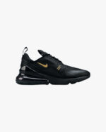 Nike Air270 Black and Gold Sneakers