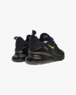 Nike Air270 Black and Gold Sneakers