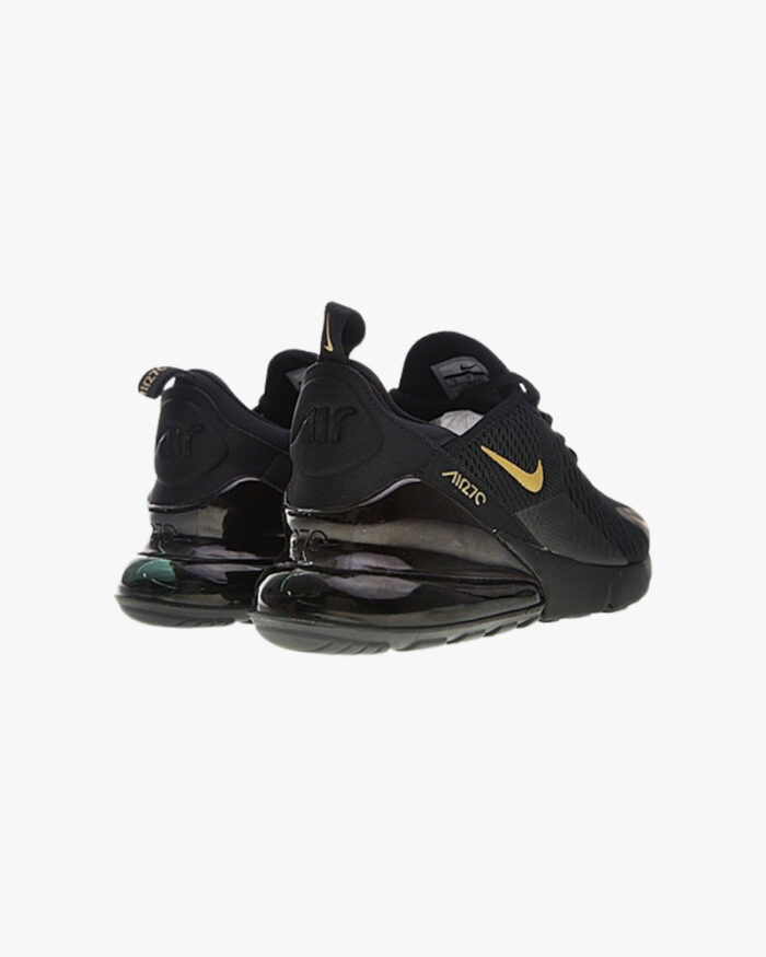 Nike Air270 Black and Gold Sneakers