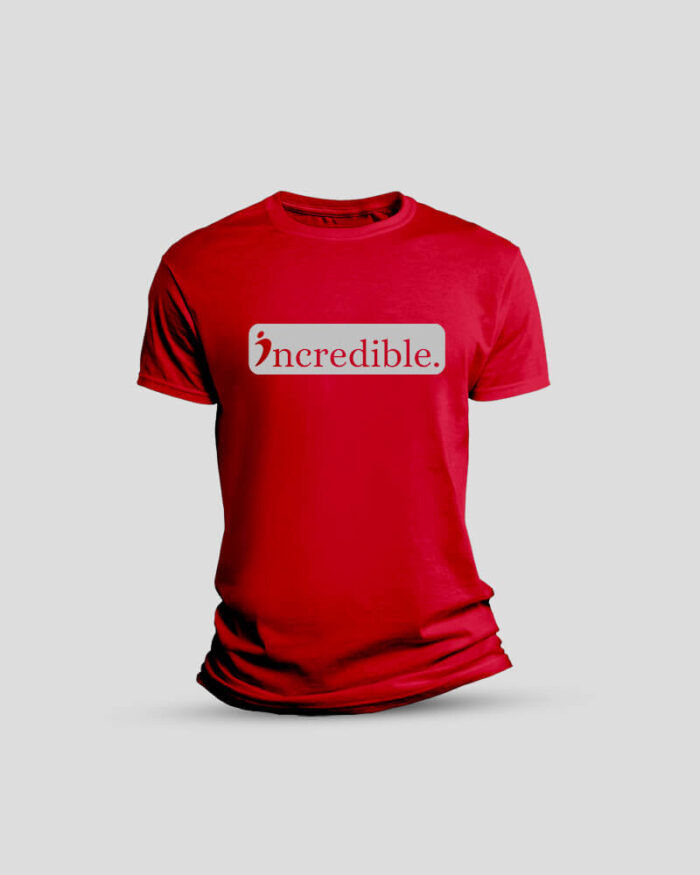 Incredible Bold Silver Red Classic Tee