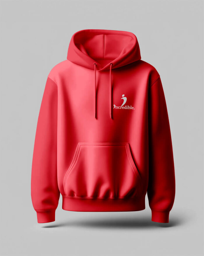 Incredible Elite Signature Mark Red Hoodie