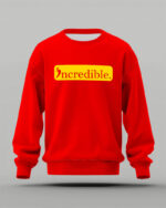 Incredible Essence Bold Gold Red Sweatshirt