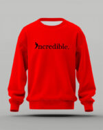 Incredible Essence Signature Black Red Sweatshirt