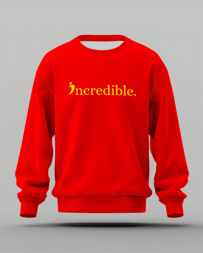 Incredible Essence Signature Gold Red Sweatshirt