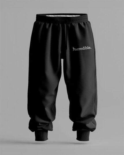 Incredible Motion Minima Line Black Sweatpants