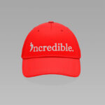 Incredible Rise Minimal Line Red Cap