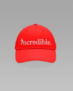 Incredible Rise Minimal Line Red Cap