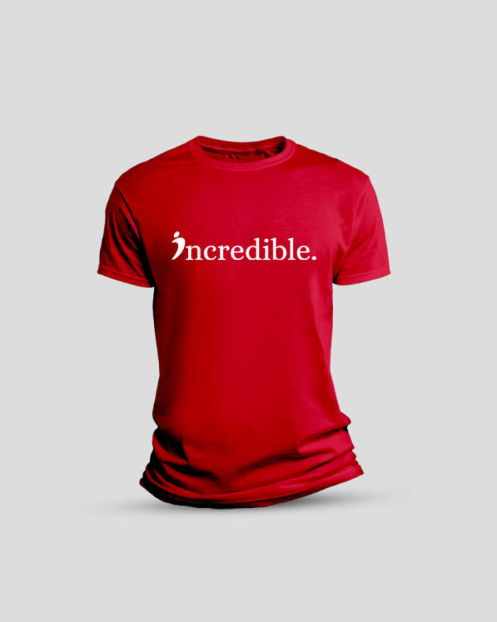 Incredible Signature White Red Classic Tee