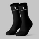 Incredible Step Signature Mark Black Socks