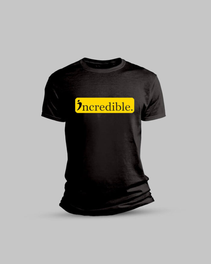 Incredible Bold Gold Black Classic Tee