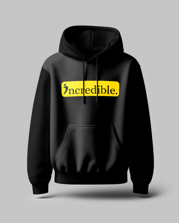 Incredible Elite Bold Gold Black Hoodie