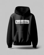 Incredible Elite Bold Silver Black Hoodie