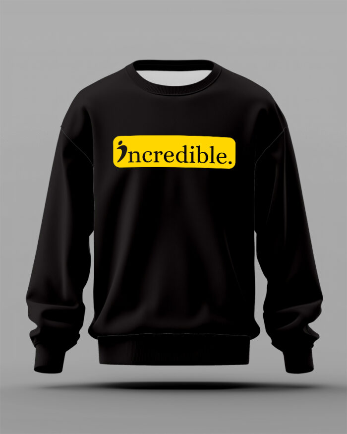 Incredible Essence Bold Gold Black Sweatshirt