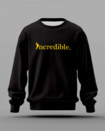 Incredible Essence Signature Gold Black Sweatshirt