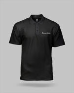 Incredible Prime Minimal Line Black Polo Shirt