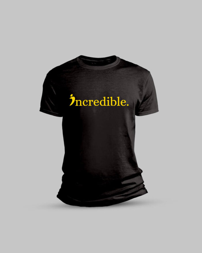 Incredible Signature Gold Black Classic Tee