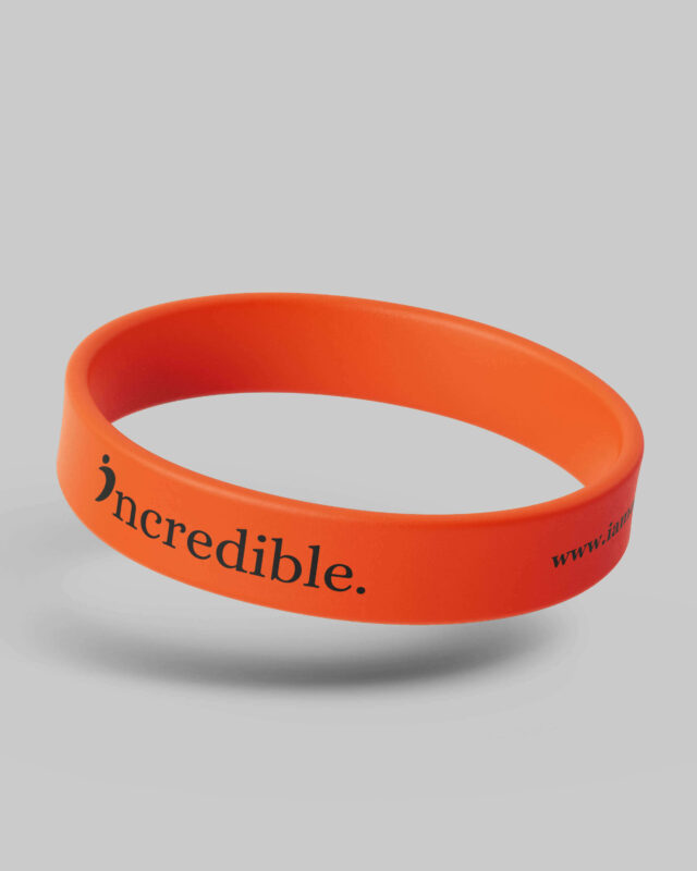 Incredible Pulse Orange Wrist Band